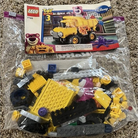 2010 Lego Set - 7789 - Lotsos Dump Truck Retired - Complete - 129 Pieces - Picture 3 of 3